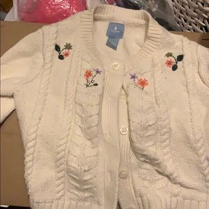 Classic Flowered Gap Cardigan